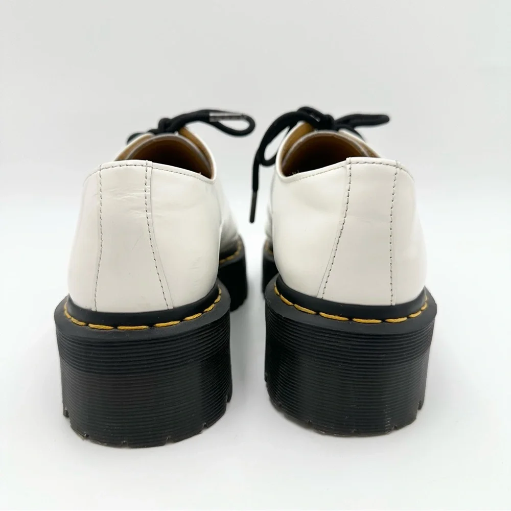 Dr. Martens 1461 Quad Smooth Leather Platform Oxford